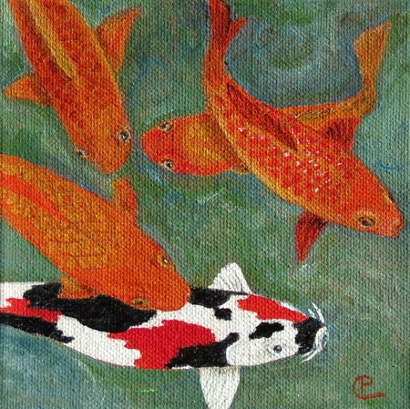 ...and one koi